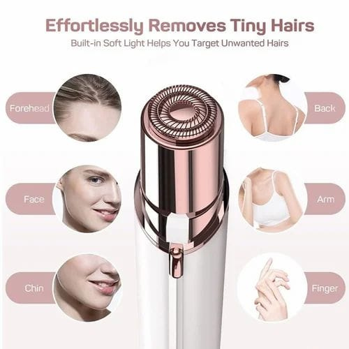 Flawless Finishing Touch Facial Hair Remover – Blush & Rose Gold