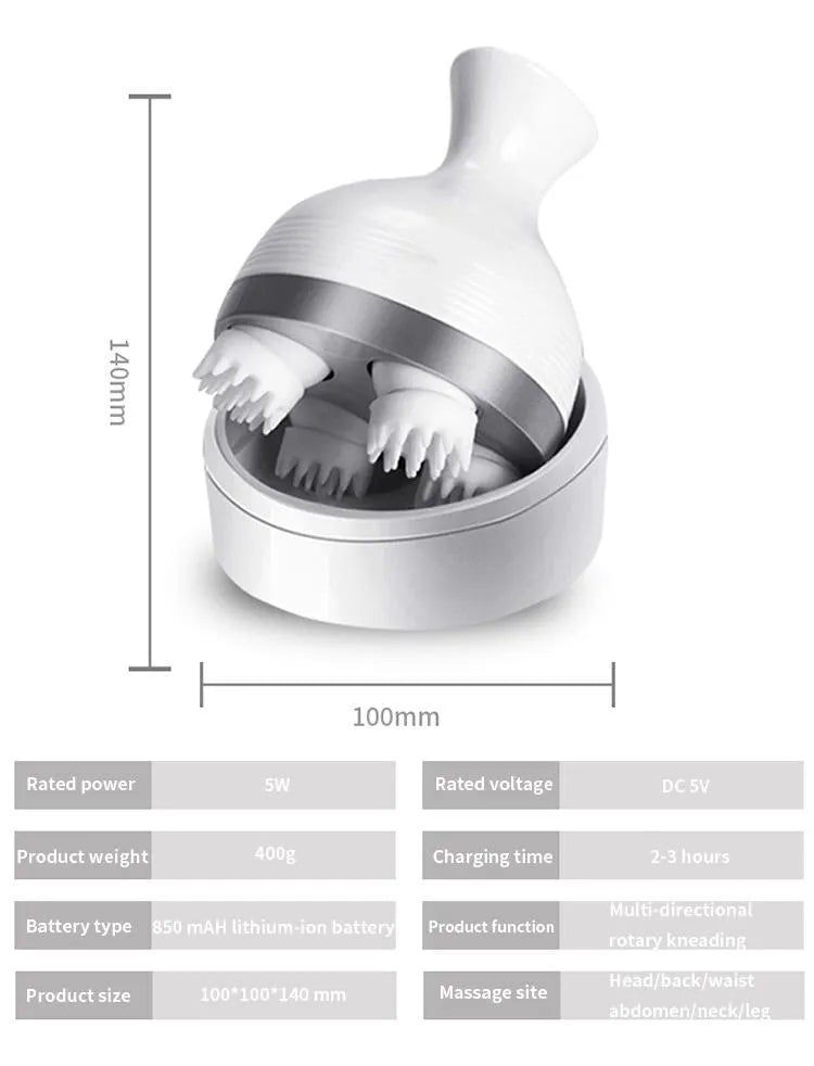 Mini Scalp Massager - 40 Watts for Ultimate Relaxation