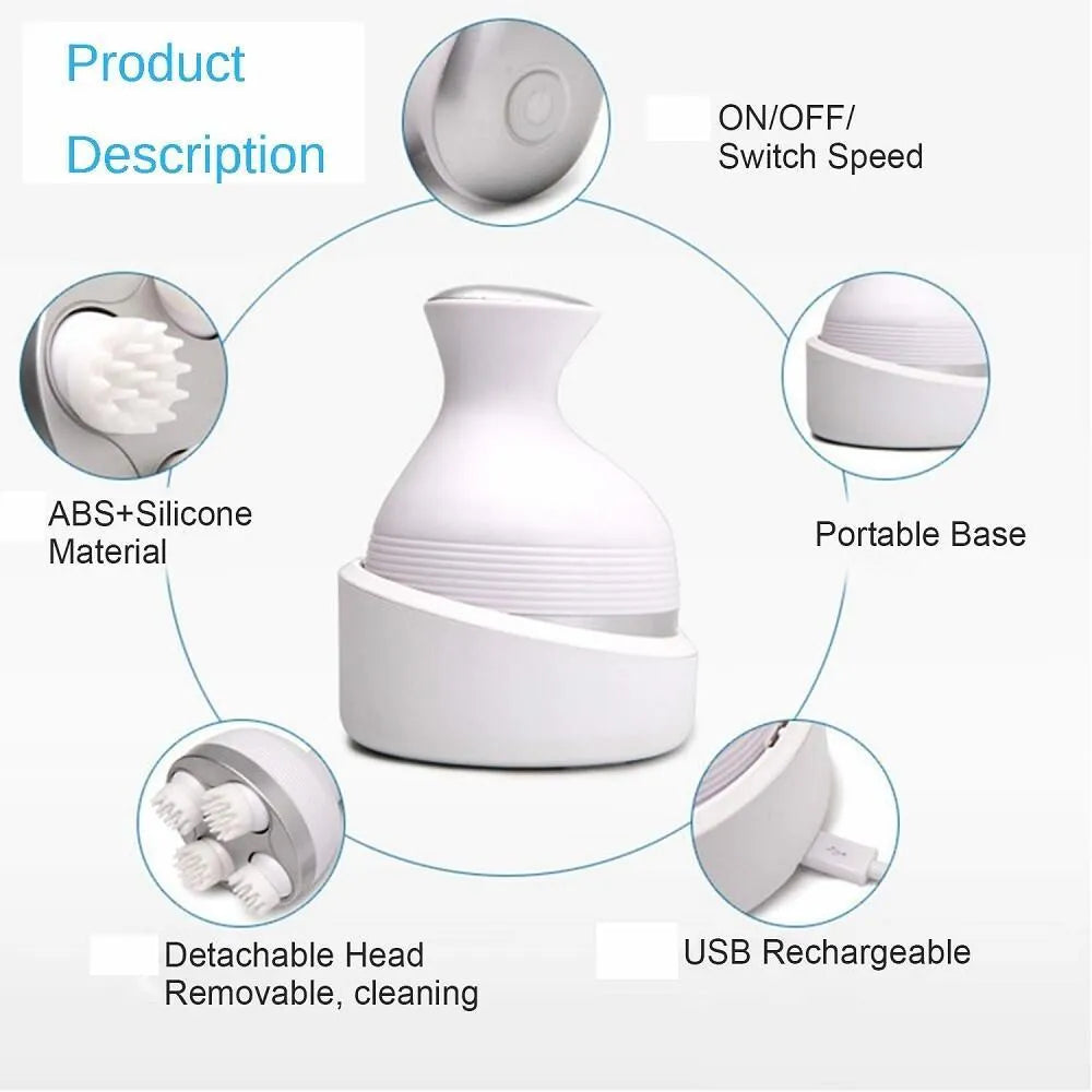 Mini Scalp Massager - 40 Watts for Ultimate Relaxation